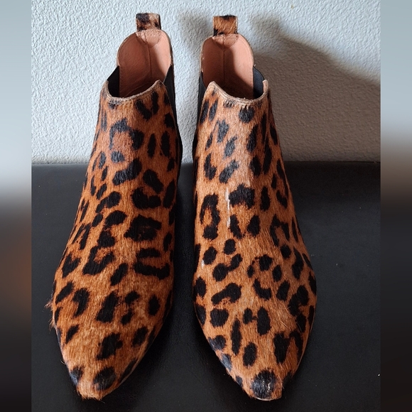 Madewell The Nico Calf Hair Ankle Boots Size. 9.5 - Picture 4 of 10